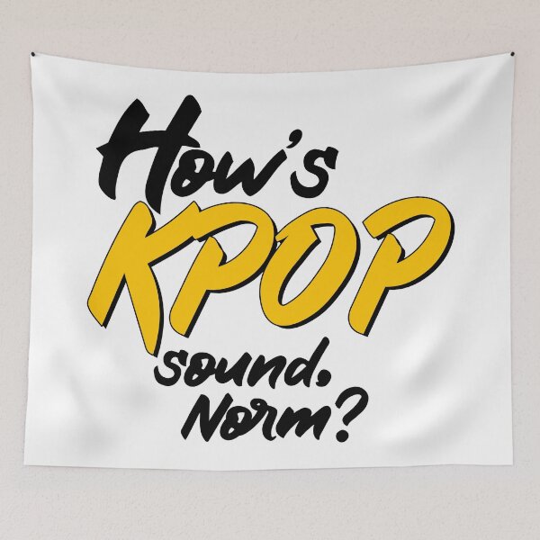 Item preview, Hows KPOP Sounds norm? (YELLOW BLACK Fonts) designed and sold by myusic.