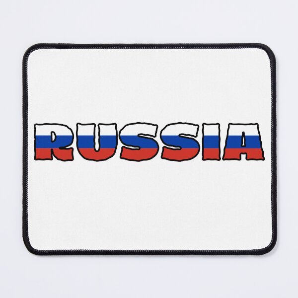 Item preview, RUSSIA FLAG COLOUR TEXT. designed and sold by UJ7777.