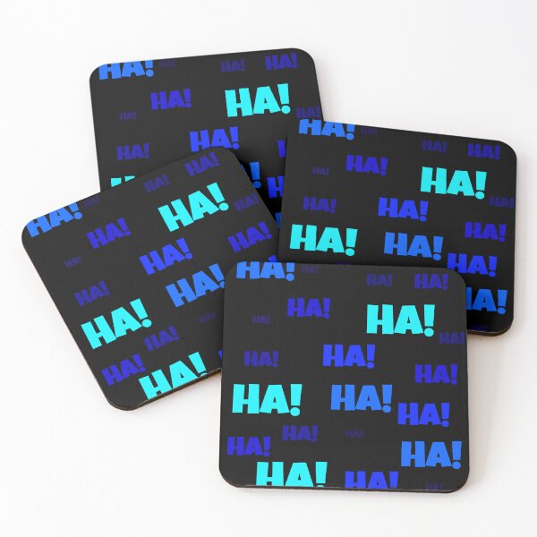 Item preview, Blue Ha Ha Ha Funny Humorous Design designed and sold by BiekerDesign.