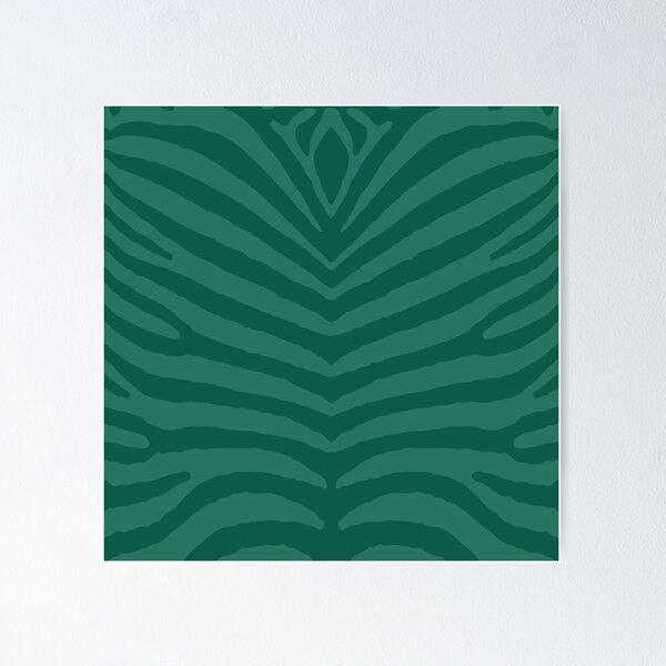 Item preview, Celebration Town Dark Green Zebra Stripes designed and sold by CelebrationTown.
