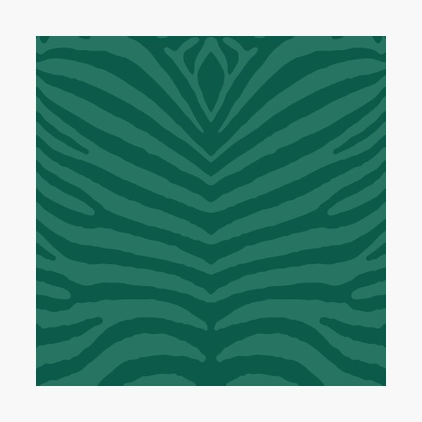 Item preview, Celebration Town Dark Green Zebra Stripes designed and sold by CelebrationTown.