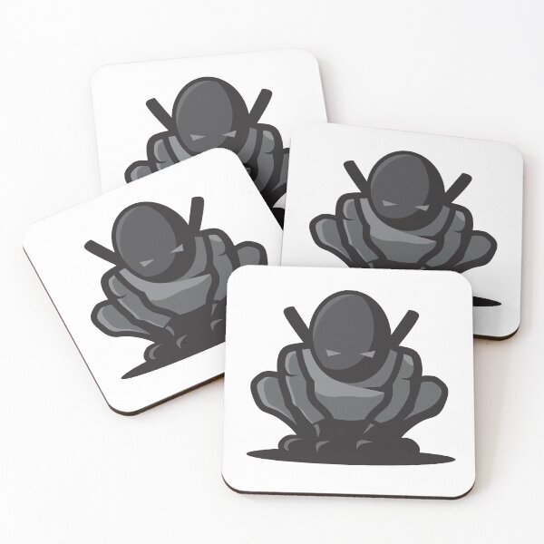 Item preview, Ninja Squat Black Grey designed and sold by Teenker.