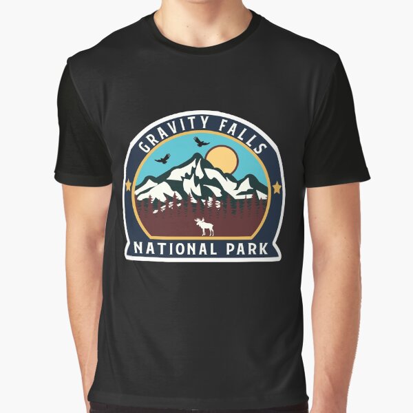 Artikel-Vorschau von Gravity Falls National Park-Vintage, designt und verkauft von Road-tees.