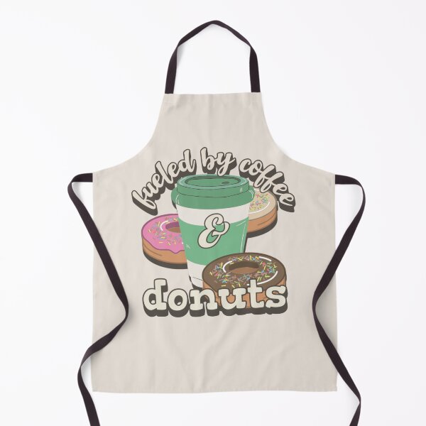 Item preview, Fueled By Coffee And Donuts Fun Slogan designed and sold by TrulyEpoque.