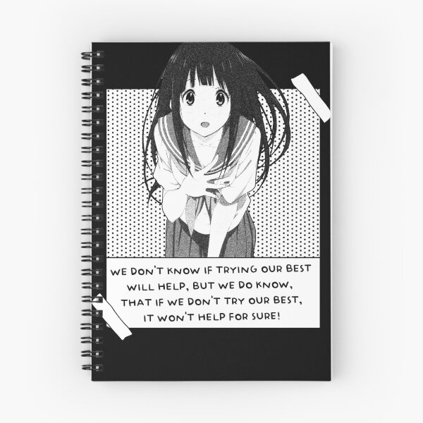 Item preview, Hyouka - Eru Chitanda quote designed and sold by Teetrands.