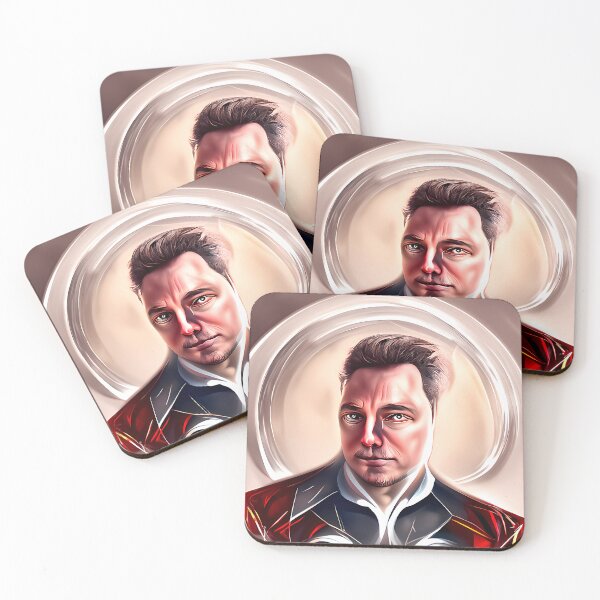 Aperçu de l'œuvre Portrait d'Elon Musk aux 4 yeux | Art généré par l'IA créée et vendue par MichelangeloAI.