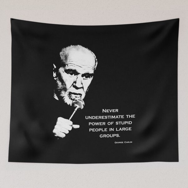 Item preview, Men Women George Stand Up Carlin Comedian Funny Men Fan designed and sold by ValentinoRitter.