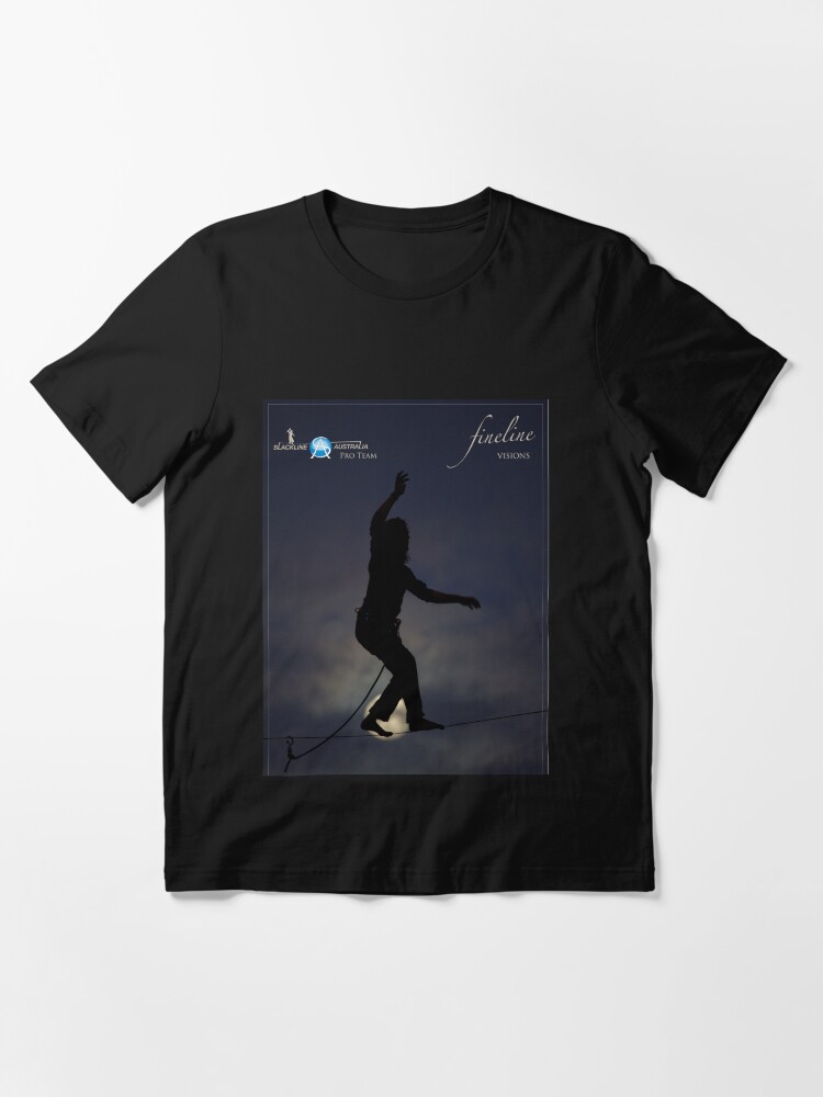 Alternate view of MOON WALKING- FINE LINE VISIONS SLACKLINE PROJECT Essential T-Shirt