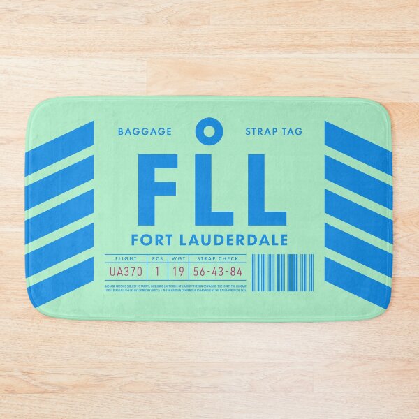 Item preview, Luggage Tag D - FLL Fort Lauderdale USA designed and sold by VoodooCircus.
