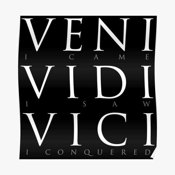 Veni Vidi Vici Gifts & Merchandise | Redbubble