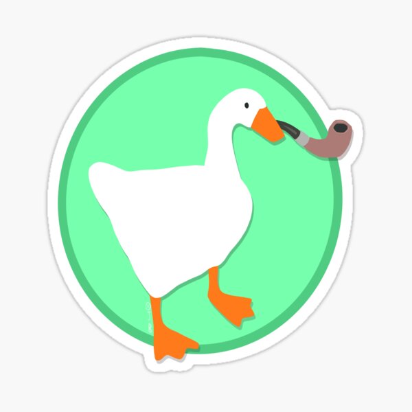 "Smoking Goose" Sticker for Sale by FunnehGacha Redbubble