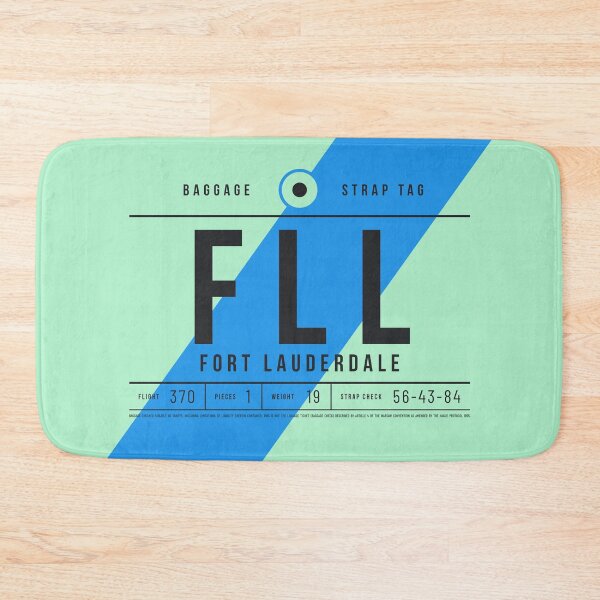 Item preview, Luggage Tag E - FLL Fort Lauderdale USA designed and sold by VoodooCircus.