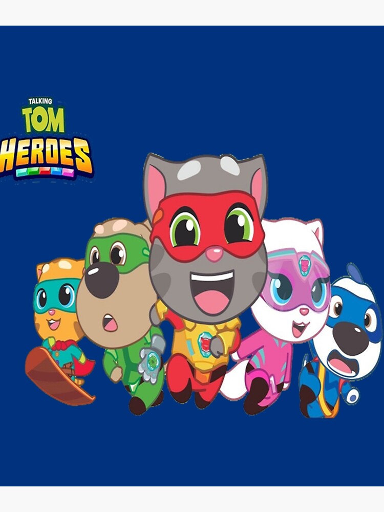 "Talking tom and friends " Poster for Sale by BeautyLaneMerch Redbubble