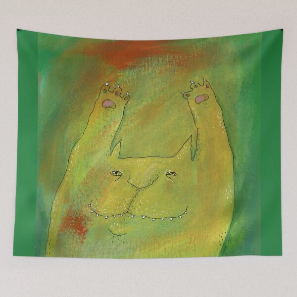 Item preview, Stretching cat designed and sold by shizayats.