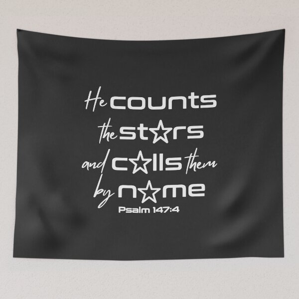 Item preview, Christian Design - Counts and Names the Stars designed and sold by simplydesignart.