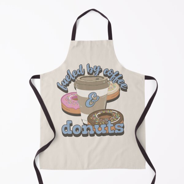 Item preview, Blue Fueled By Coffee And Donuts Fun Slogan designed and sold by TrulyEpoque.