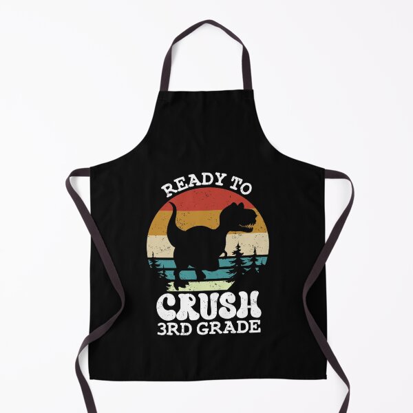 Item preview, Ready To Crush 3rd Grade Cool T-Rex Back To School Retro designed and sold by GravitiTees.