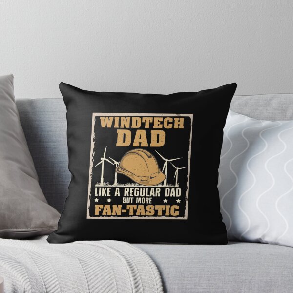 Item preview, Windtech Dad Fan-tastic Funny Wind Turbine Technician designed and sold by StrongShirts.