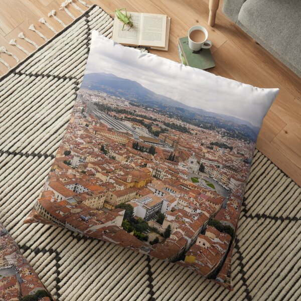 Florence Cityscape - Italy Floor Pillow