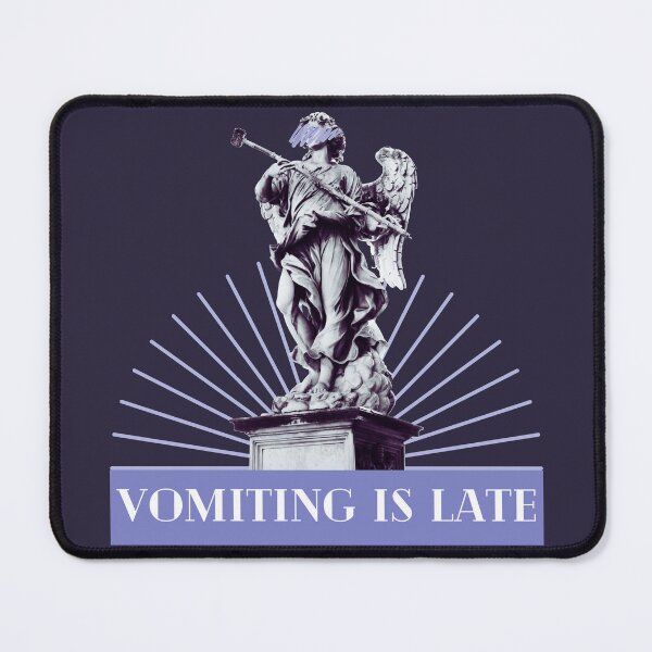Item preview, Vomiting is Late - Weird Funny Bad Translation designed and sold by raspberry-tea.