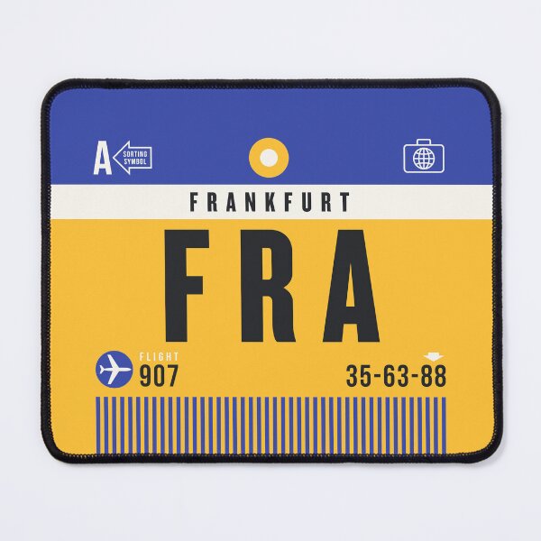Item preview, Luggage Tag A - FRA Frankfurt Germany designed and sold by VoodooCircus.