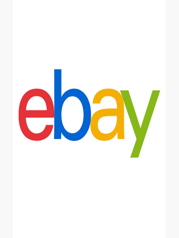 Cool EBay Logo Sticker And More Sticker For Sale By LOGOPROMAKER   Bg,f8f8f8 Flat,750x,075,f Pad,750x1000,f8f8f8 