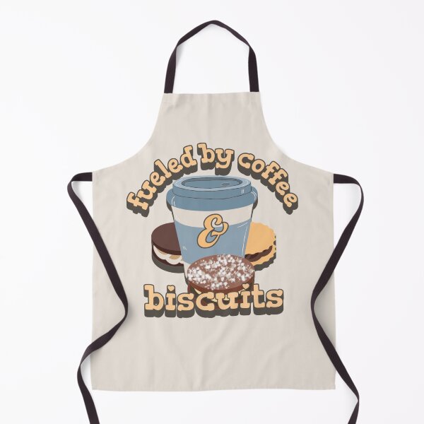 Item preview, Yellow Fueled By Coffee And Biscuits Fun Slogan designed and sold by TrulyEpoque.