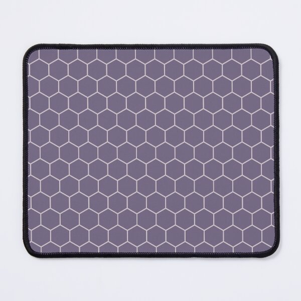Item preview, Dark Pastel Purple Honeycomb Pattern designed and sold by Saanis.