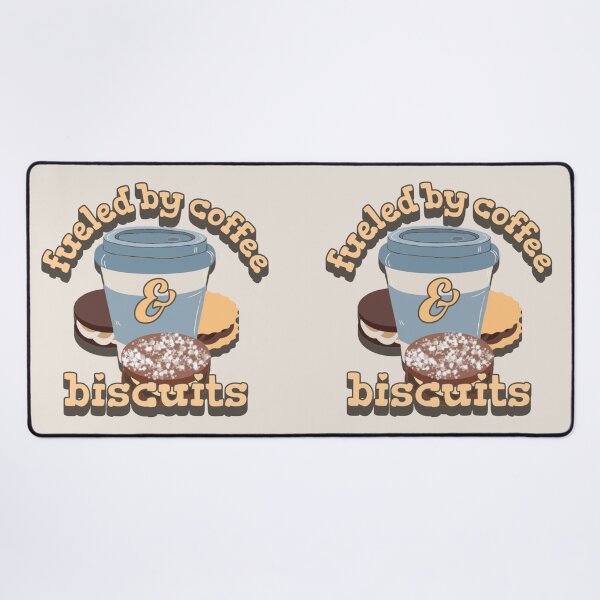 Item preview, Yellow Fueled By Coffee And Biscuits Fun Slogan designed and sold by TrulyEpoque.
