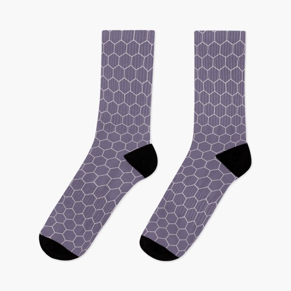 Item preview, Dark Pastel Purple Honeycomb Pattern designed and sold by Saanis.