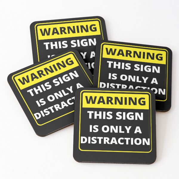 Artikelvorschau, Lustiges Warnschild – dieses Schild ist nur eine Ablenkung entworfen und verkauft von justbejoker.