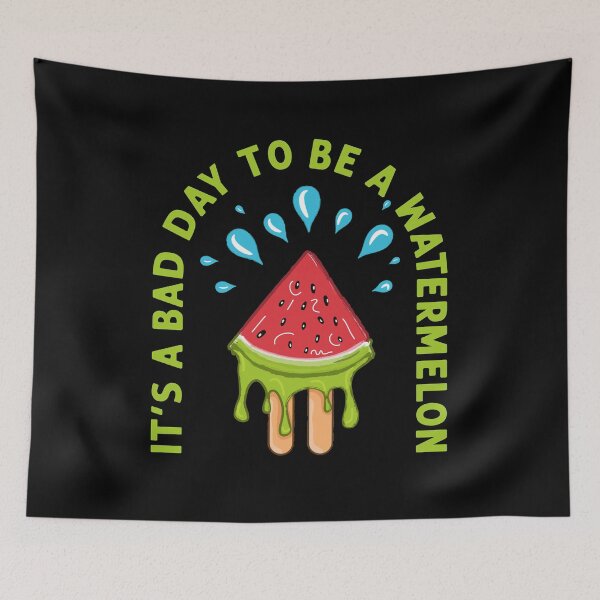 Item preview, It's A Bad Day To Be A Watermelon Popsicle Sweet Summer Fruit Saying designed and sold by Designer-Girl.
