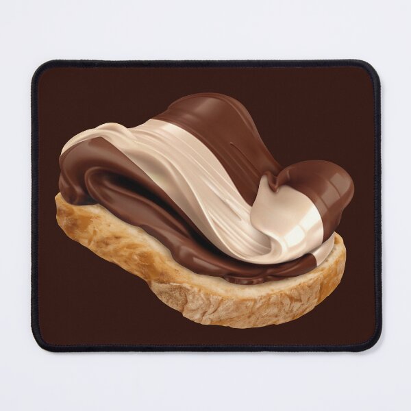 Item preview, Swirly Milk Chocolate and Vanilla Hazelnut Spread on Bread designed and sold by Alicia Chee.