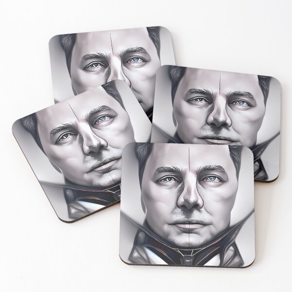Item preview, SpaceX starship commander Elon Musk | AI generated art designed and sold by MichelangeloAI.