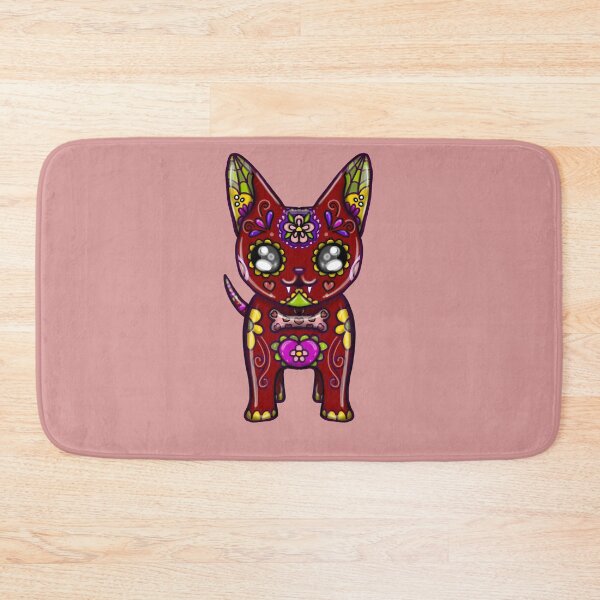 Item preview, chihuahua sugar skull designed and sold by La Loca.