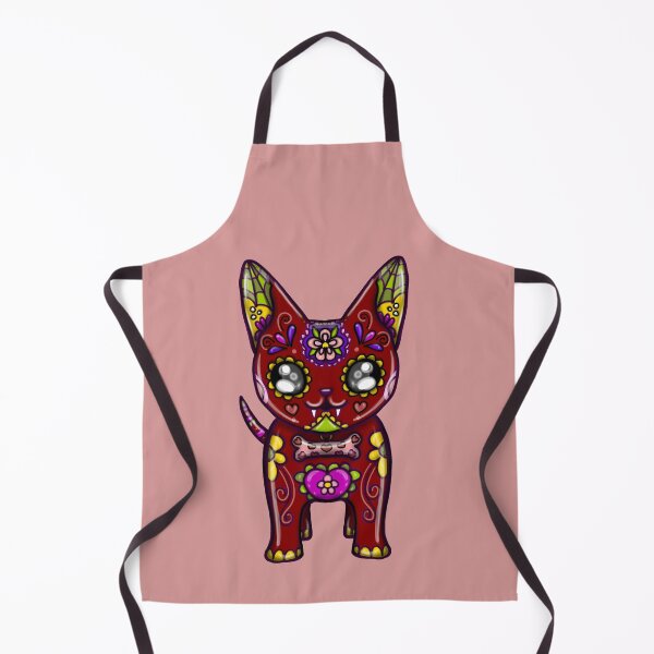 Item preview, chihuahua sugar skull designed and sold by La Loca.