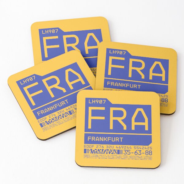 Item preview, Luggage Tag C - FRA Frankfurt Germany designed and sold by VoodooCircus.