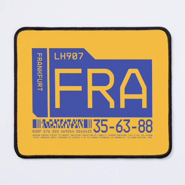 Item preview, Luggage Tag C - FRA Frankfurt Germany designed and sold by VoodooCircus.