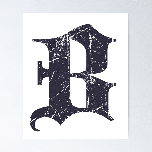 Blackletter type letter A Poster for Sale by Adam Dolanský