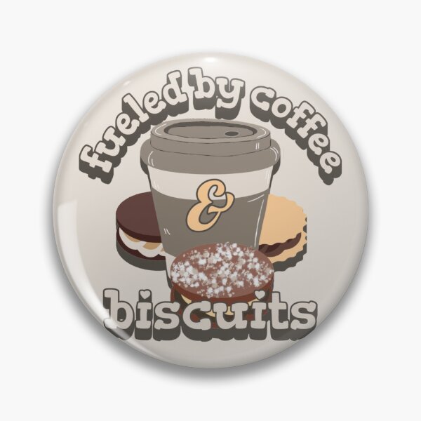 Item preview, Fueled By Coffee And Biscuits Fun Slogan designed and sold by TrulyEpoque.