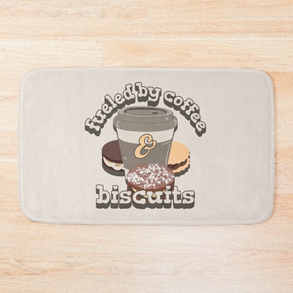 Item preview, Fueled By Coffee And Biscuits Fun Slogan designed and sold by TrulyEpoque.
