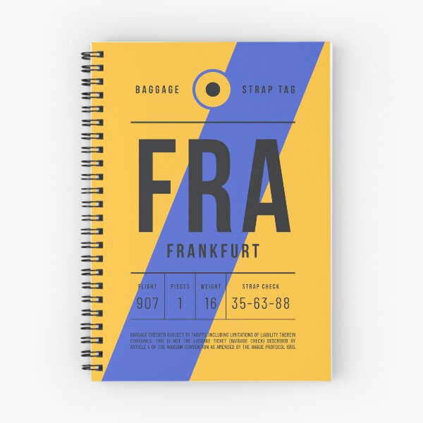 Item preview, Luggage Tag E - FRA Frankfurt Germany designed and sold by VoodooCircus.