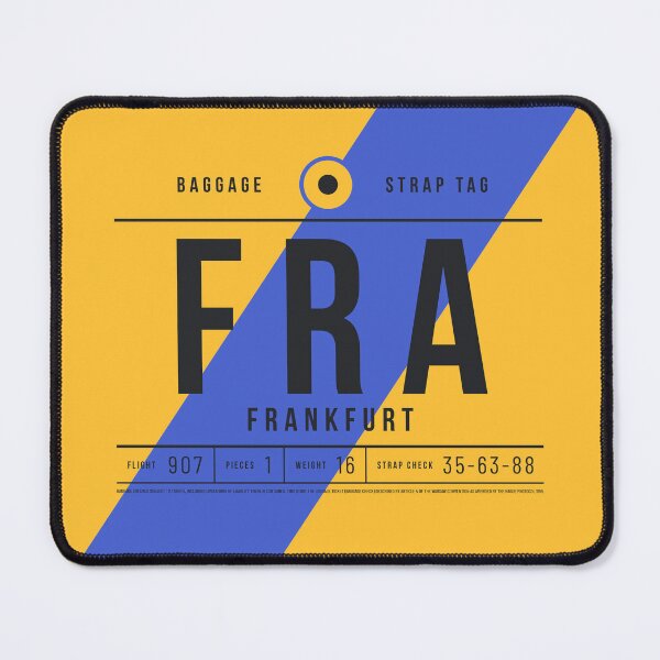Item preview, Luggage Tag E - FRA Frankfurt Germany designed and sold by VoodooCircus.
