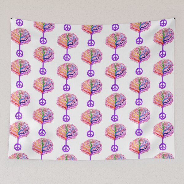 Item preview, Cherry Blossom Rainbow Peace Tree designed and sold by Deborah Camp.