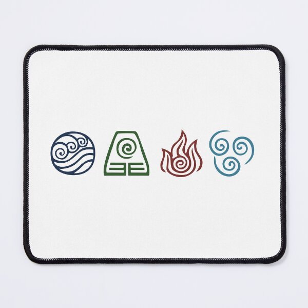 Item preview, 4 elements the last airblender icon minimalist designed and sold by NjenongXplit.