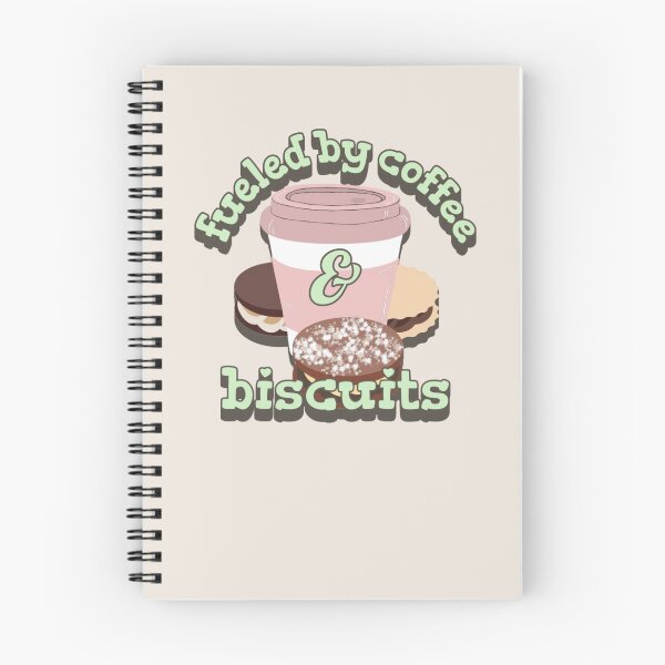 Item preview, Pastel Green Fueled By Coffee And Biscuits Fun Slogan designed and sold by TrulyEpoque.
