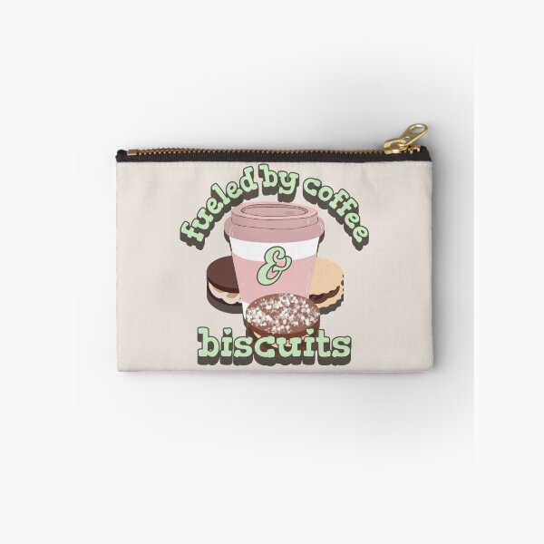 Item preview, Pastel Green Fueled By Coffee And Biscuits Fun Slogan designed and sold by TrulyEpoque.