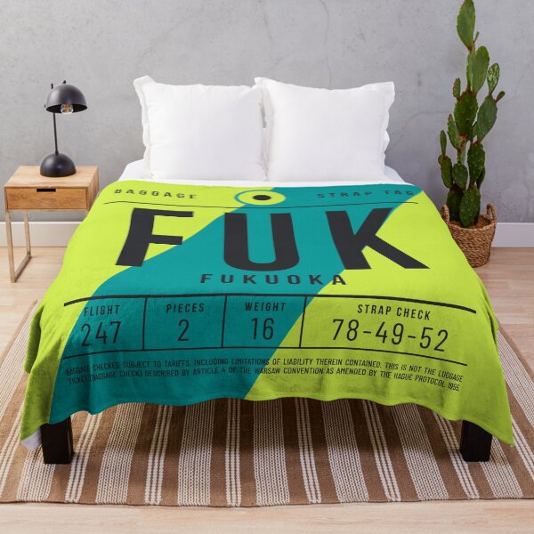 Item preview, Luggage Tag E - FUK Fukuoka Japan designed and sold by VoodooCircus.