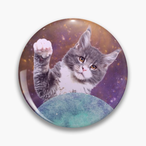 Item preview, Funny Cosmic Galaxy Cat designed and sold by MegiWu.