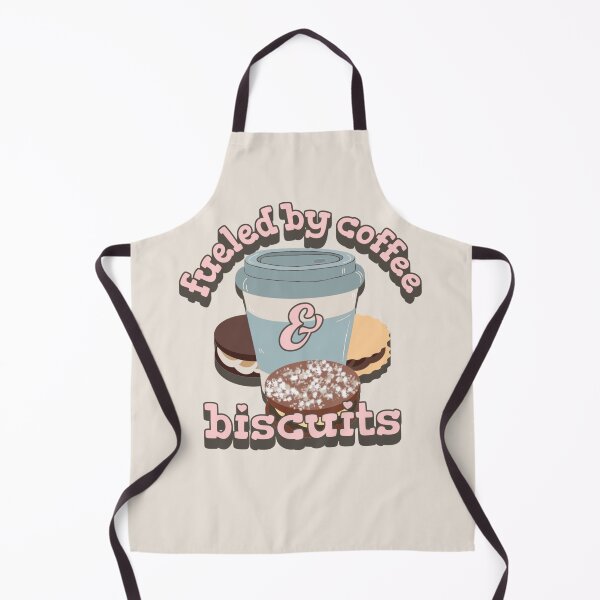 Item preview, Pastel Pink Fueled By Coffee And Biscuits Fun Slogan designed and sold by TrulyEpoque.